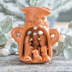 Terracotta Vessel Nativity Scene Religious La Vie Bien Terracotta Vessel Nativity Scene
