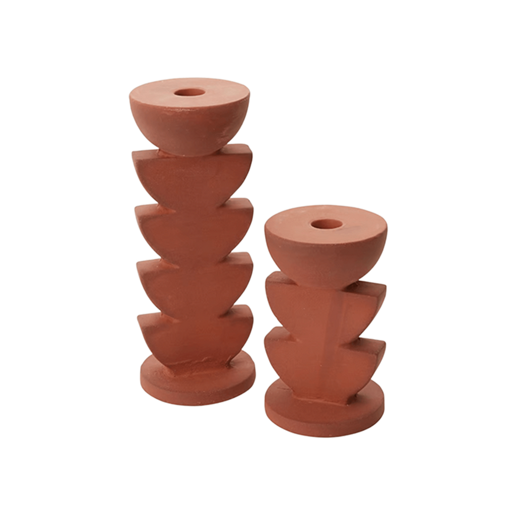 Terratotem Candle Holder by Source by Studio Skara