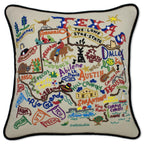 Texas Hand - Embroidered Pillow Pillows La Vie Bien Texas Hand - Embroidered Pillow
