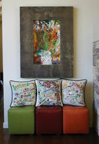 Texas Hand - Embroidered Pillow Pillows La Vie Bien Texas Hand - Embroidered Pillow