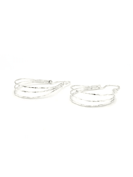 Textured Lines Hoops