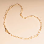Textured Paperclip Necklace by Oh Clementine