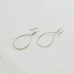 Textured Teardrop Earrings by Derive Jewelry