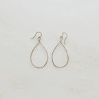Textured Teardrop Earrings by Derive Jewelry
