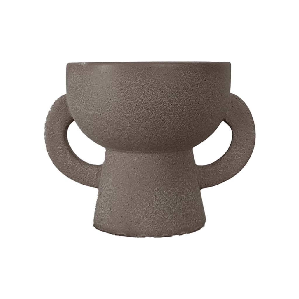 Textured Vase with Handles