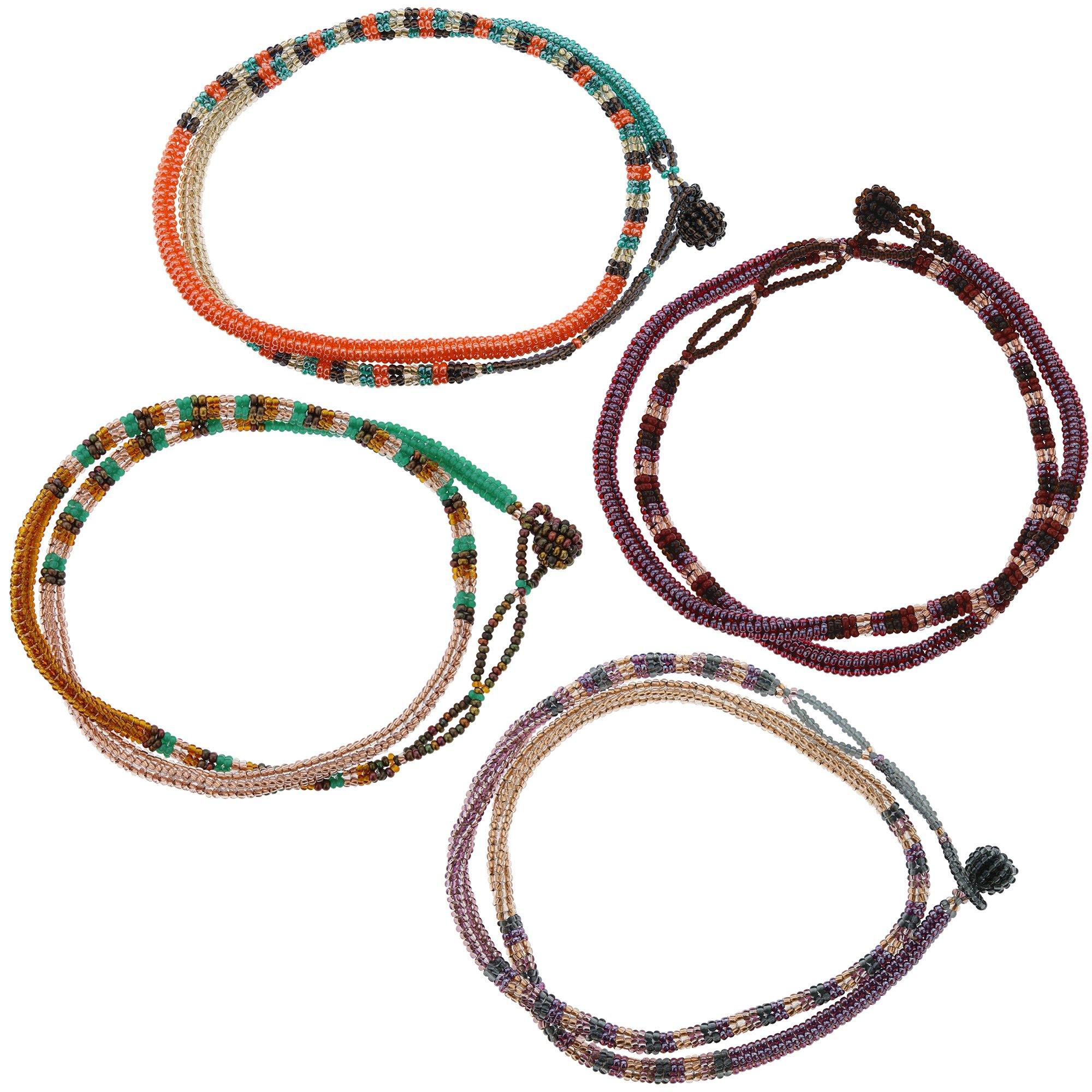Thanda Zulu Beaded Wrap Bracelet/Necklace Bracelets - Fashion La Vie Bien Thanda Zulu Beaded Wrap Bracelet/Necklace
