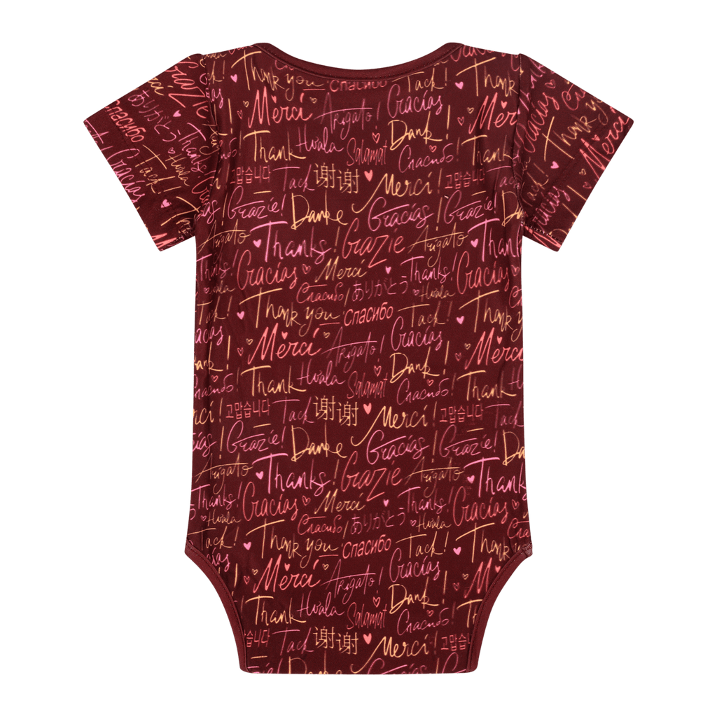 Thank You Bodysuit – Multicultural Baby & Toddler Cotton Top