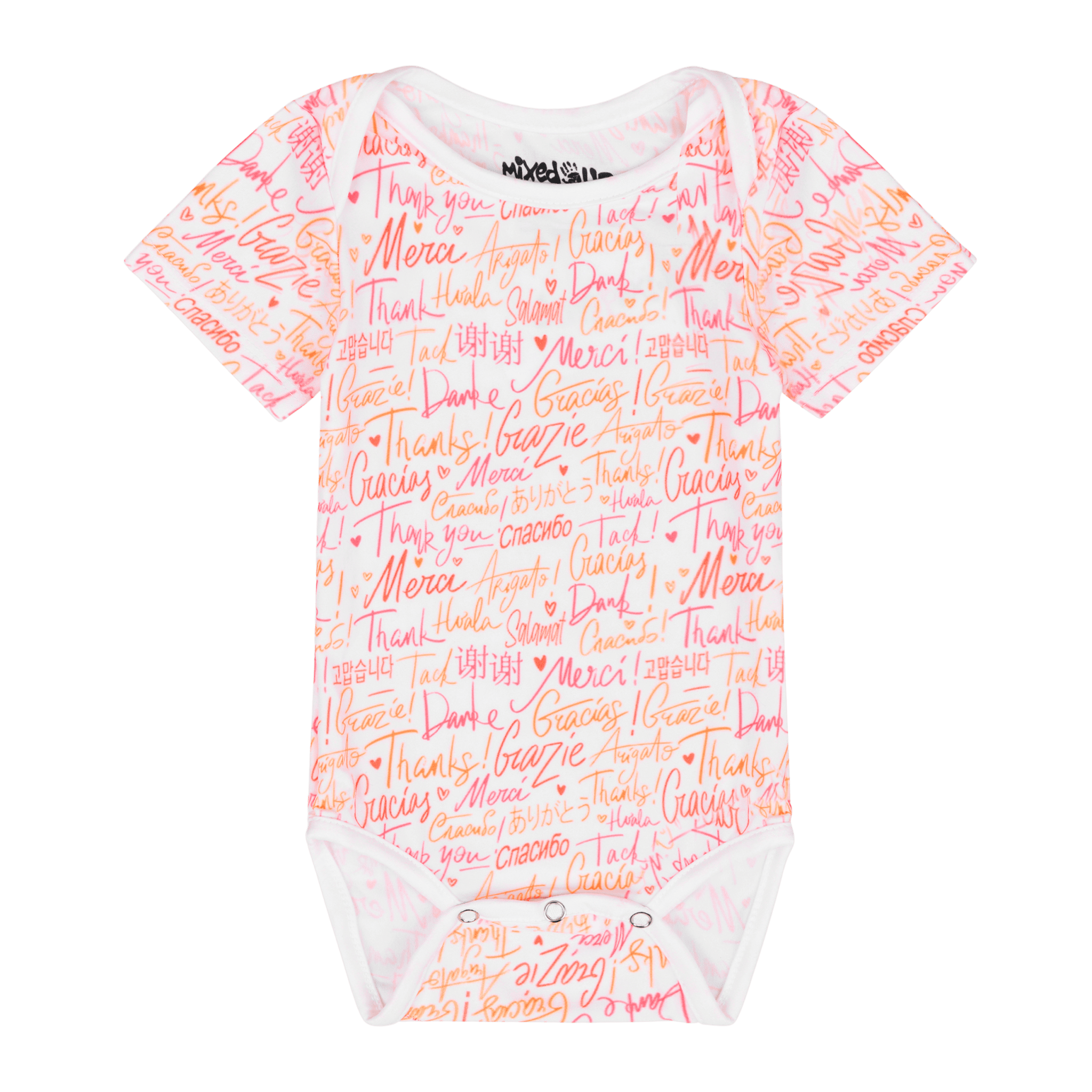 Thank You Bodysuit – Multicultural Baby & Toddler Cotton Top