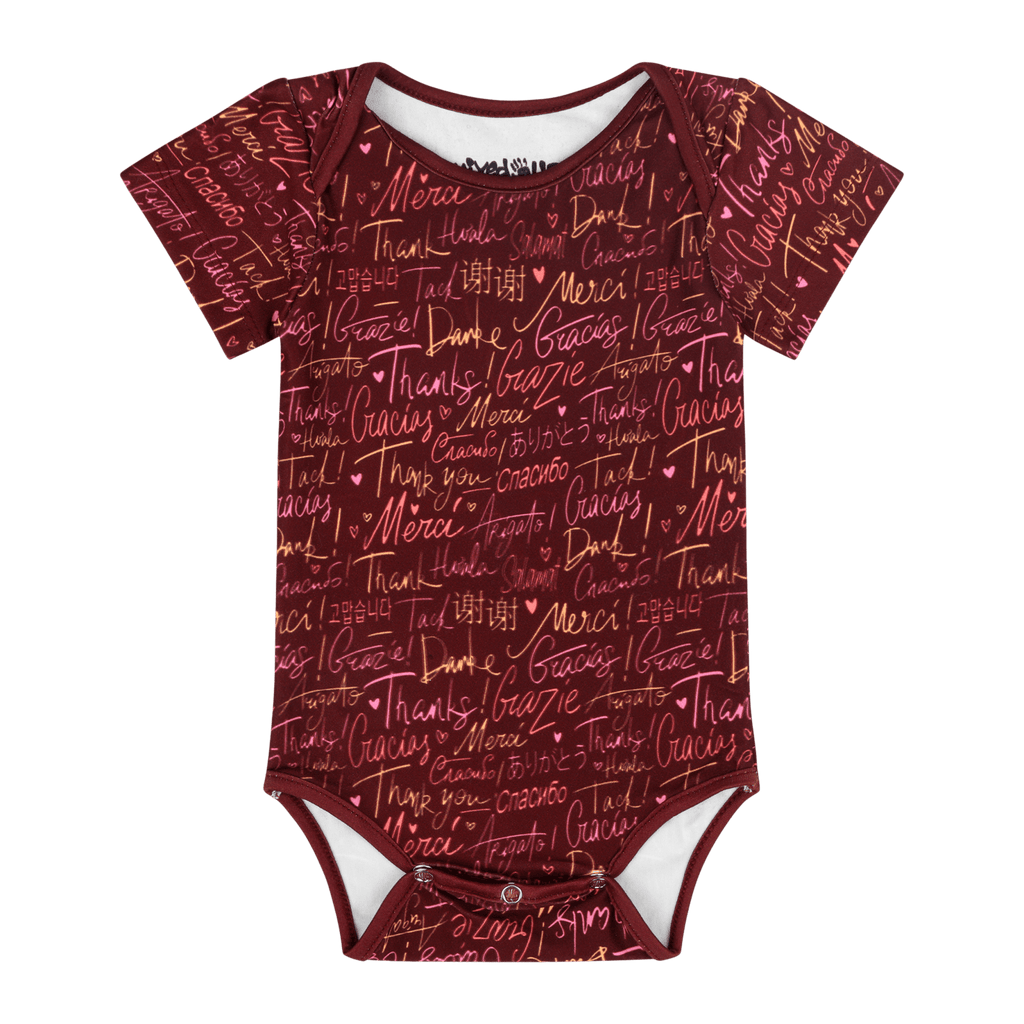Thank You Bodysuit – Multicultural Baby & Toddler Cotton Top