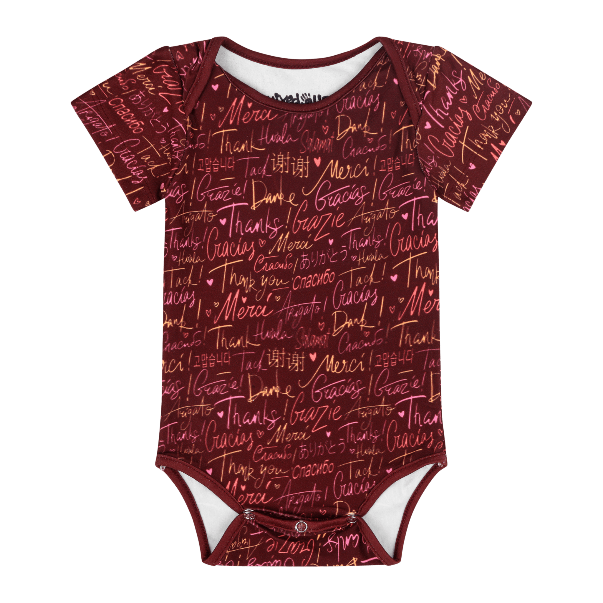 Thank You Bodysuit – Multicultural Baby & Toddler Cotton Top