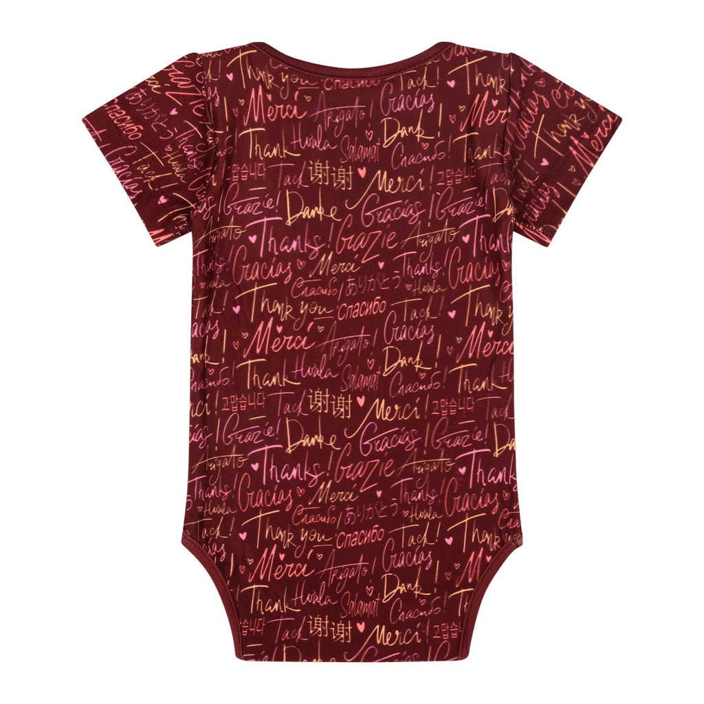 Thank You Bodysuit – Multicultural Baby & Toddler Cotton Top