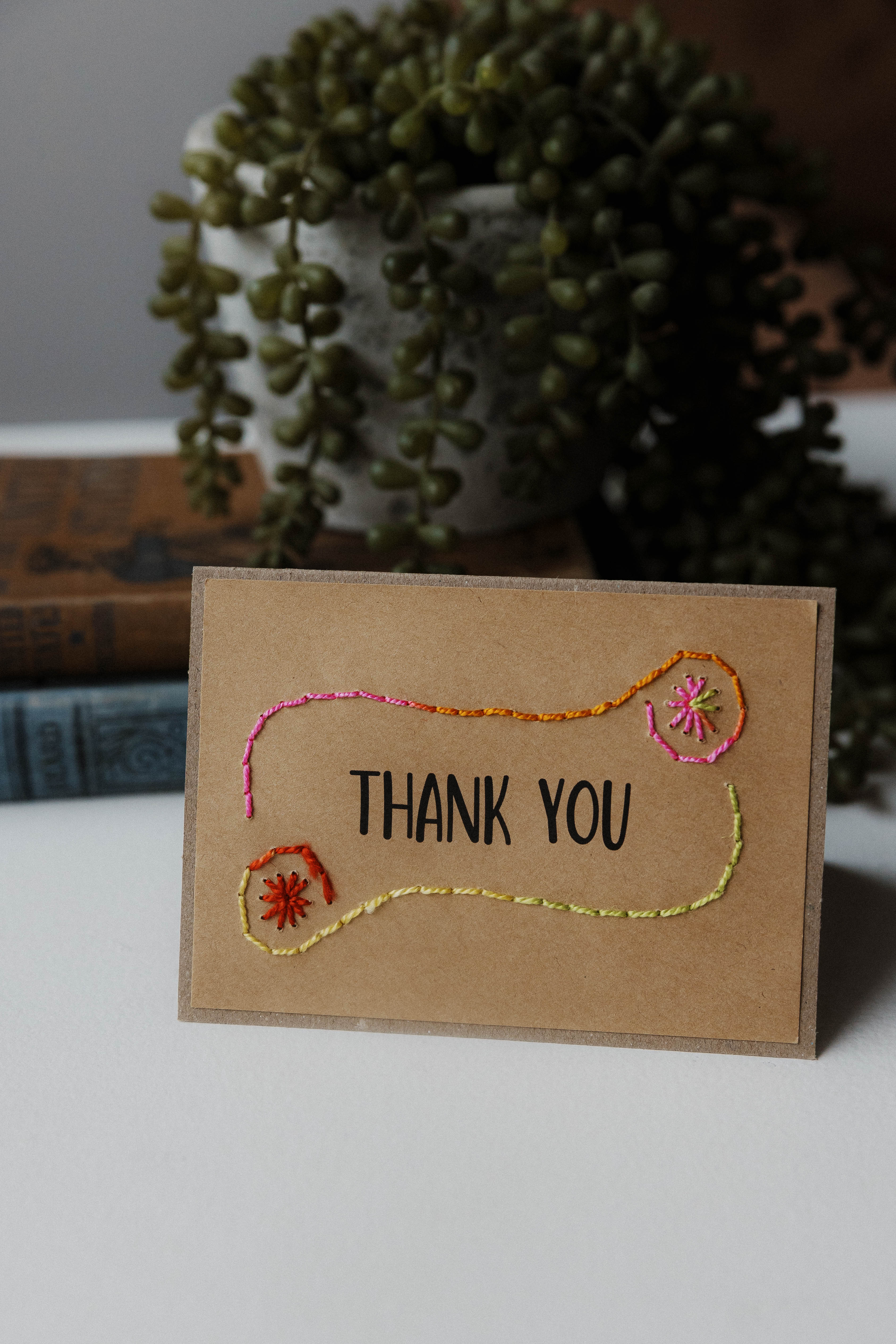 Thank You Scroll Greeting Cards