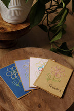 Thanks Floral Greeting Cards by Rosies Boutique Haiti