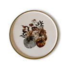 Thanksgiving Fall Pumpkin Dinner Paper Plate (8pcs) 9 Inch Plate La Vie Bien Thanksgiving Fall Pumpkin Dinner Paper Plate (8pcs)