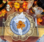 Thanksgiving Orchid Handwoven Iraca Napkin Ring by MacondoForever