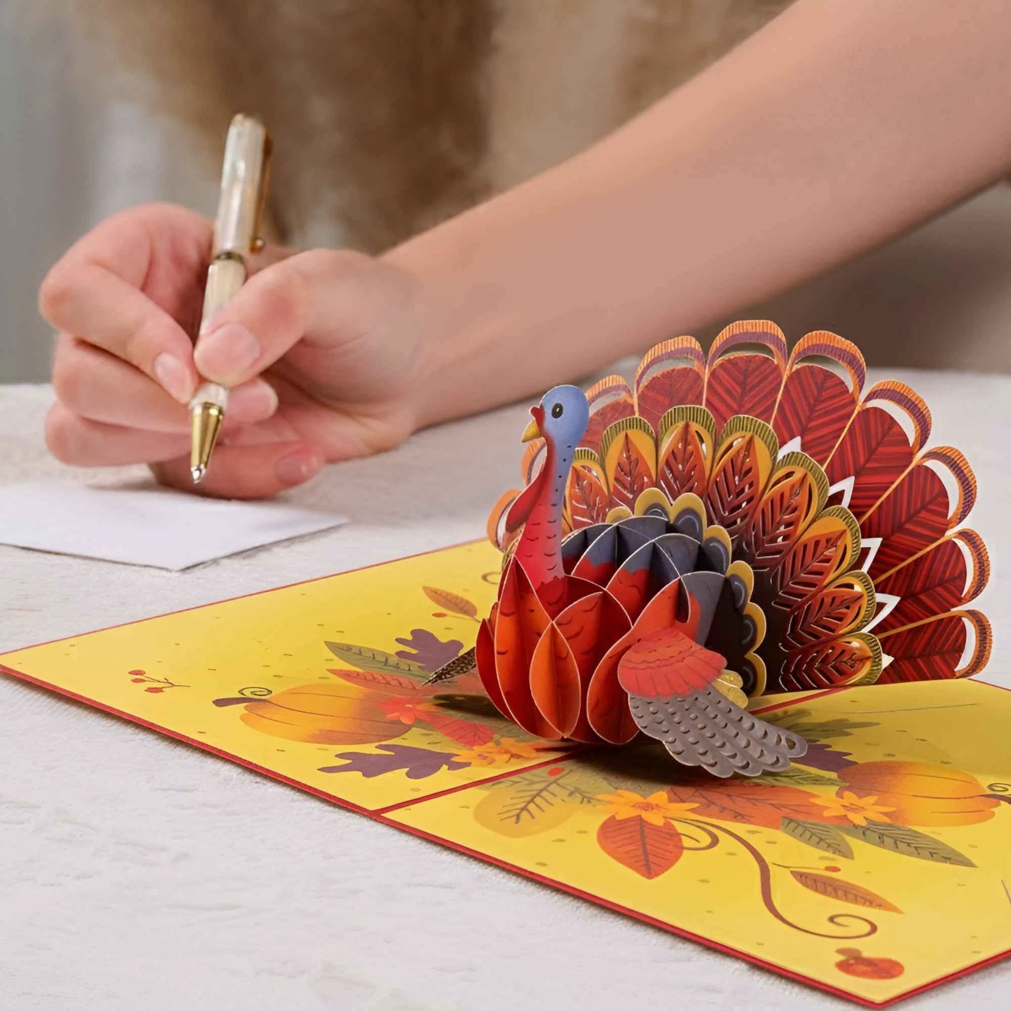Thanksgiving Turkey Pop Up Card by Paper Love