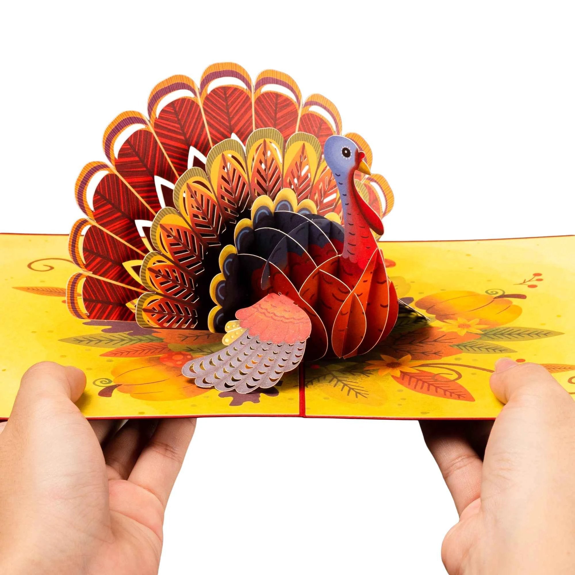 Thanksgiving Turkey Pop Up Card by Paper Love