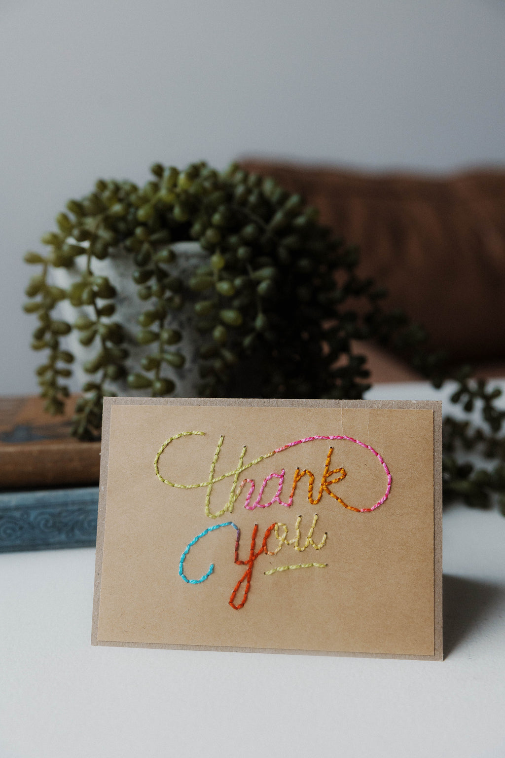 Thank You Script Greeting Cards
