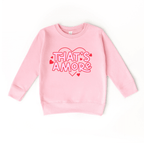 That's Amore toddler or youth Sweater, Valentine's Day collection by Benny and Ray Apparel