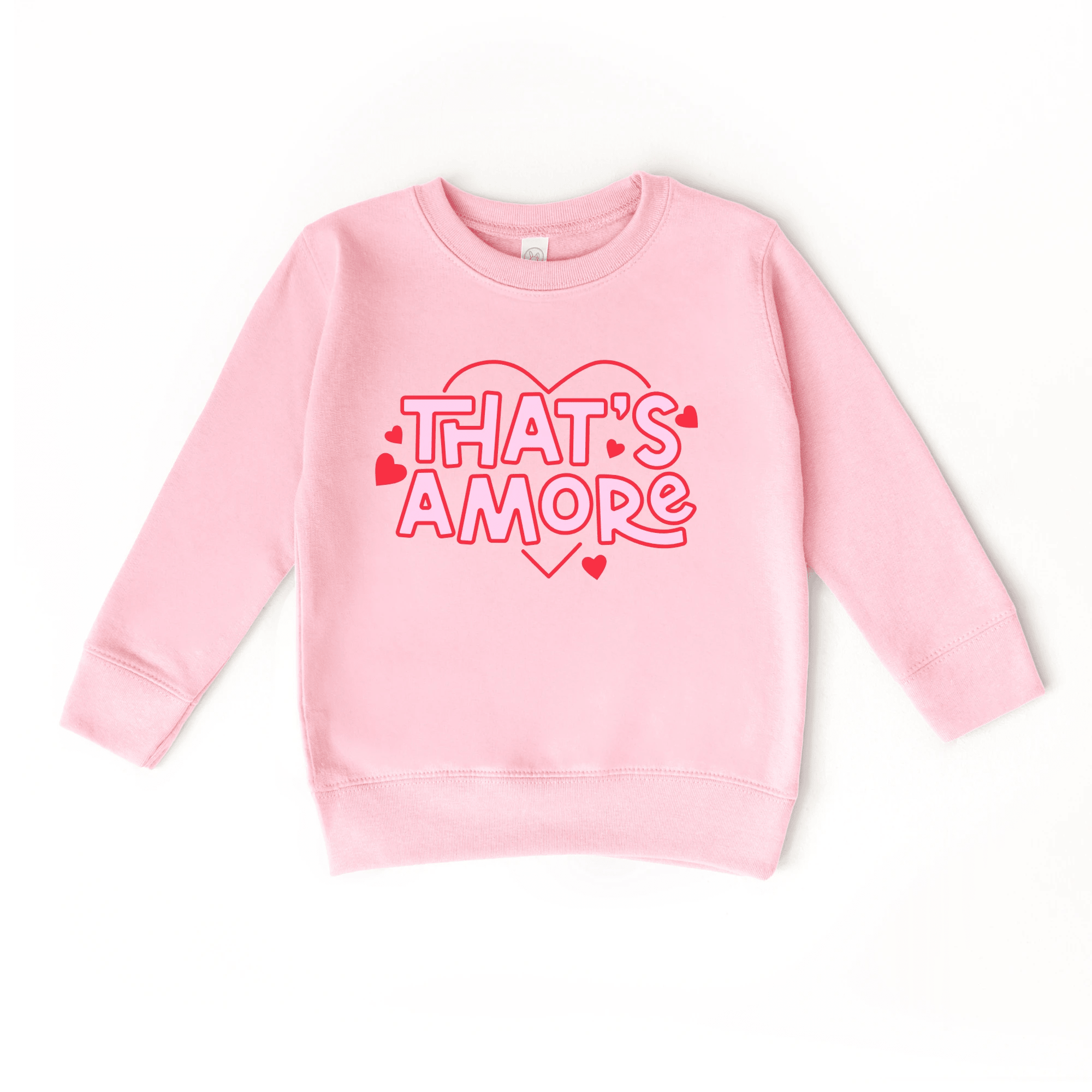That's Amore toddler or youth Sweater, Valentine's Day collection by Benny and Ray Apparel