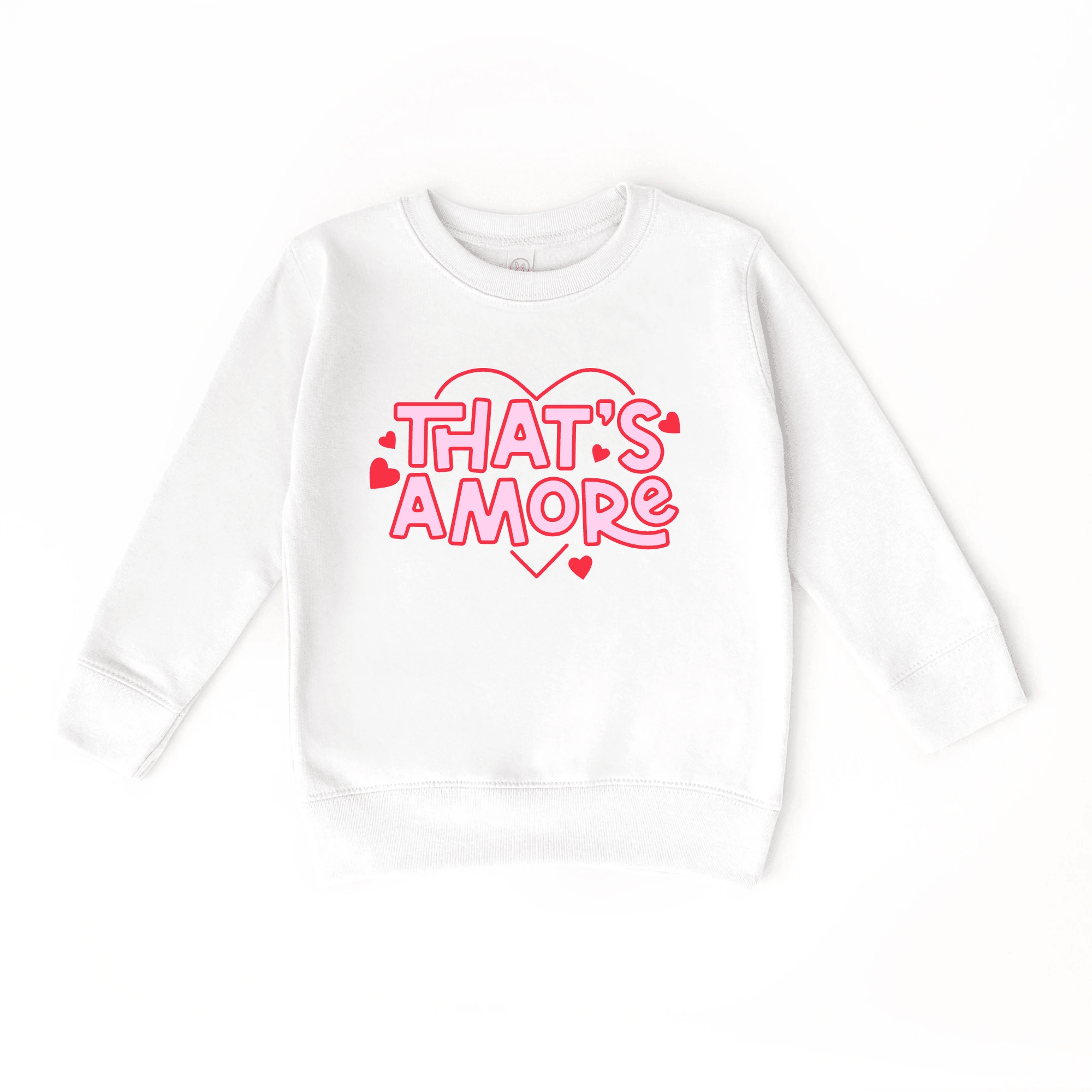 That's Amore toddler or youth Sweater, Valentine's Day collection by Benny and Ray Apparel