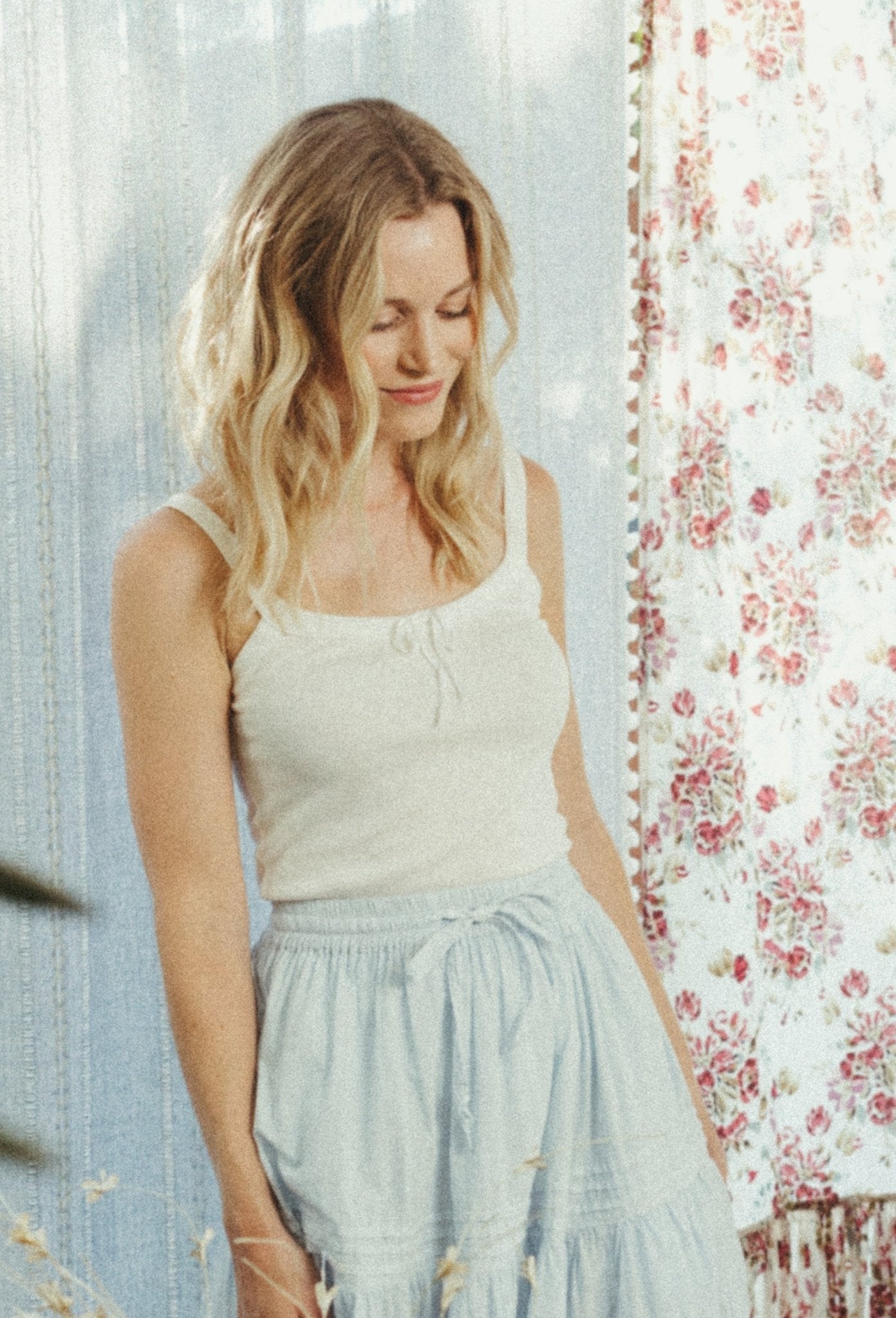 The 1930's French Vintage Bow Organic Camisole Tops La Vie Bien The 1930's French Vintage Bow Organic Camisole
