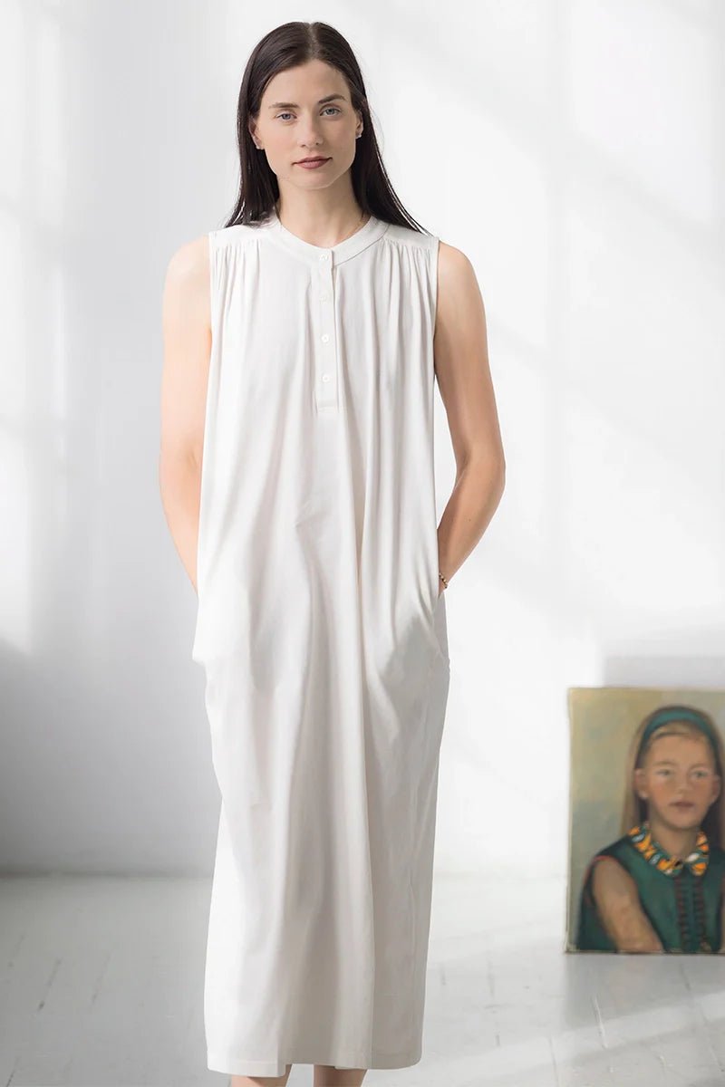 The Aisha Cotton Day - to - Night Dress NIGHTGOWN La Vie Bien The Aisha Cotton Day - to - Night Dress