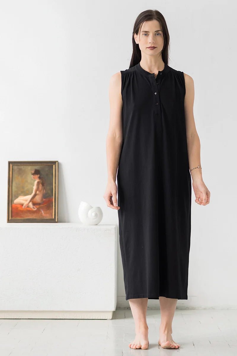 The Aisha Cotton Day - to - Night Dress NIGHTGOWN La Vie Bien The Aisha Cotton Day - to - Night Dress