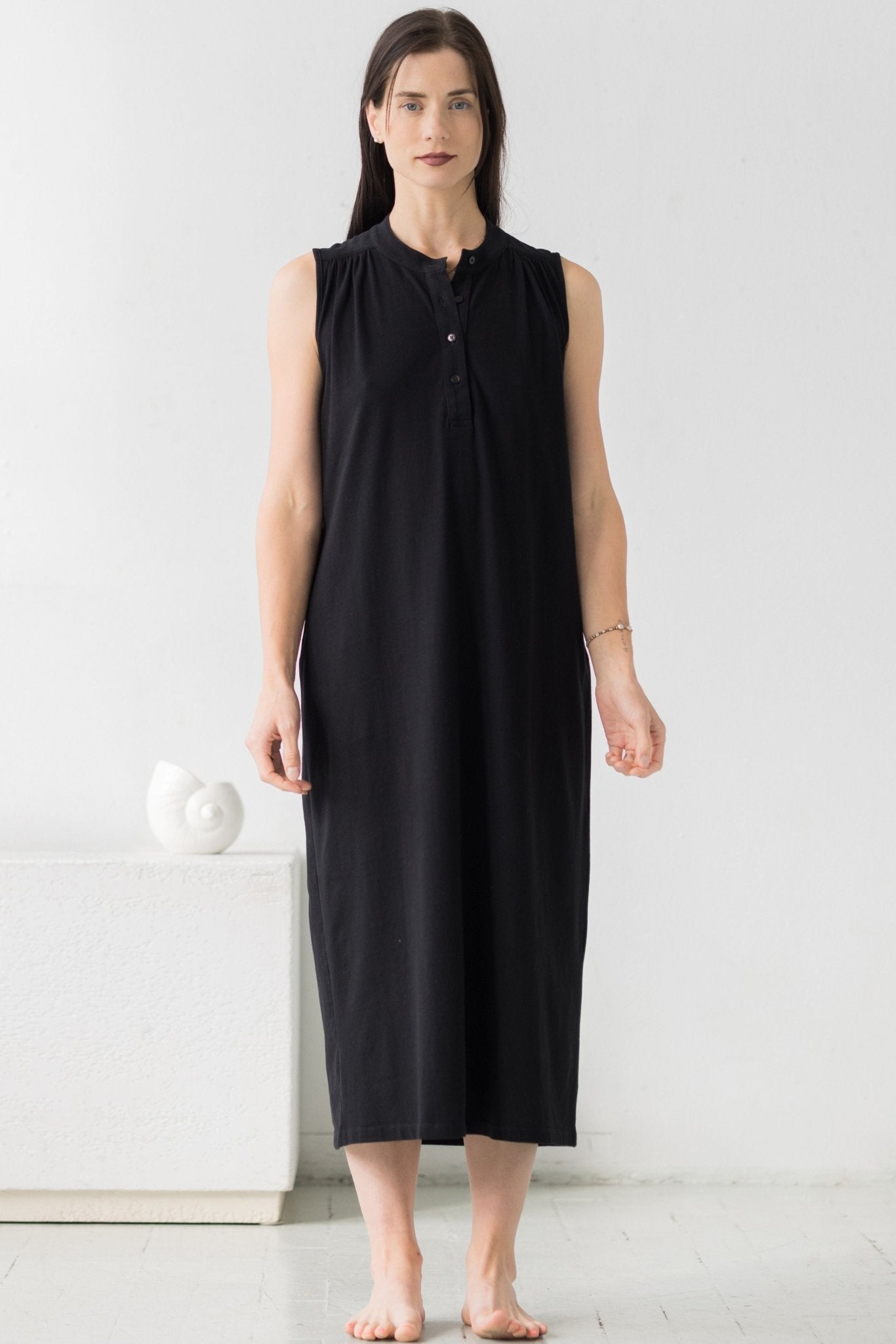 The Aisha Cotton Day - to - Night Dress NIGHTGOWN La Vie Bien The Aisha Cotton Day - to - Night Dress