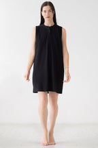 The Aisha Cotton Mini Lounge Dress NIGHTSHIRTS La Vie Bien The Aisha Cotton Mini Lounge Dress