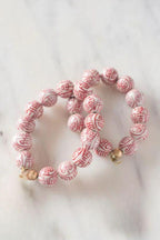The Barre Bracelet in Red by TheTinyTassel