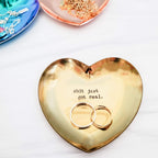 The Best is Yet to Come Heart - Shaped Engagement Ring Dish Trinket Dish La Vie Bien The Best is Yet to Come Heart - Shaped Engagement Ring Dish