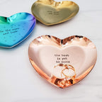 The Best is Yet to Come Heart - Shaped Engagement Ring Dish Trinket Dish La Vie Bien The Best is Yet to Come Heart - Shaped Engagement Ring Dish