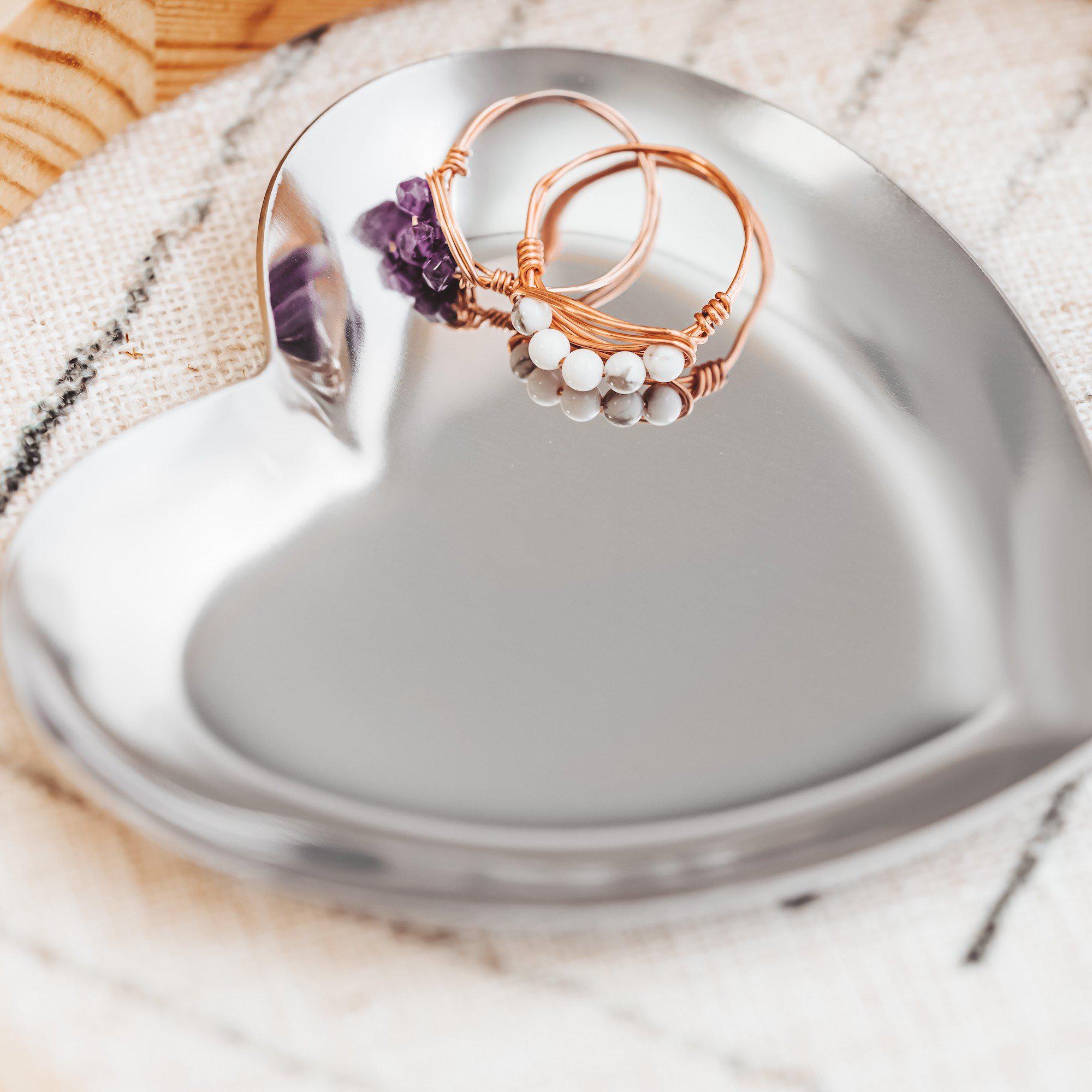 The Best is Yet to Come Heart - Shaped Engagement Ring Dish Trinket Dish La Vie Bien The Best is Yet to Come Heart - Shaped Engagement Ring Dish