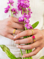 The Bloom Ring - Gold by Ash & Rose