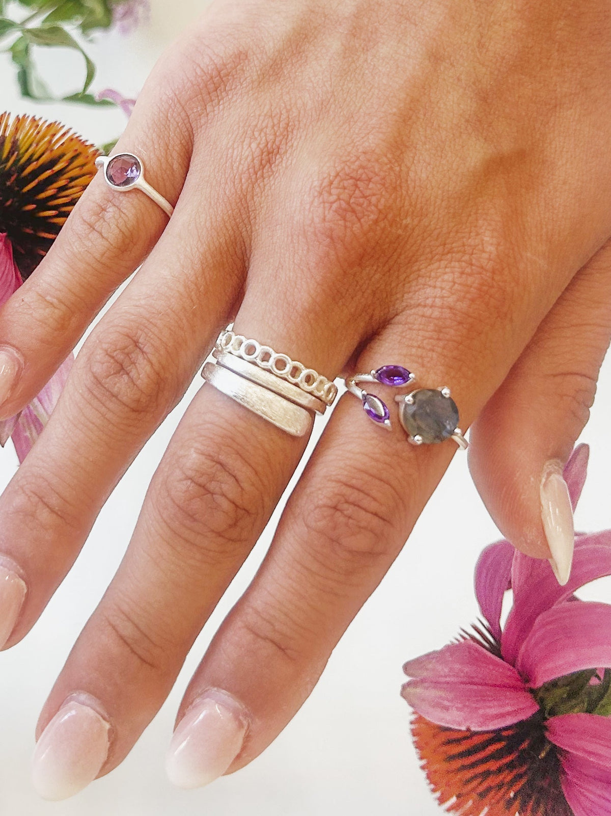 The Bloom Ring - Silver Ring La Vie Bien The Bloom Ring - Silver