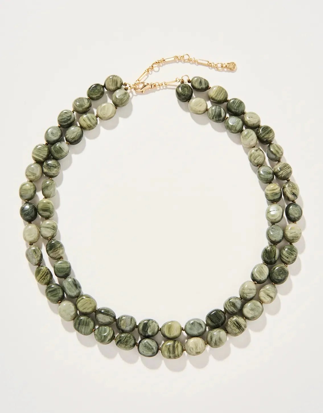 The Bluff Necklace 18" Silver Leaf Jasper Jewelry La Vie Bien The Bluff Necklace 18" Silver Leaf Jasper