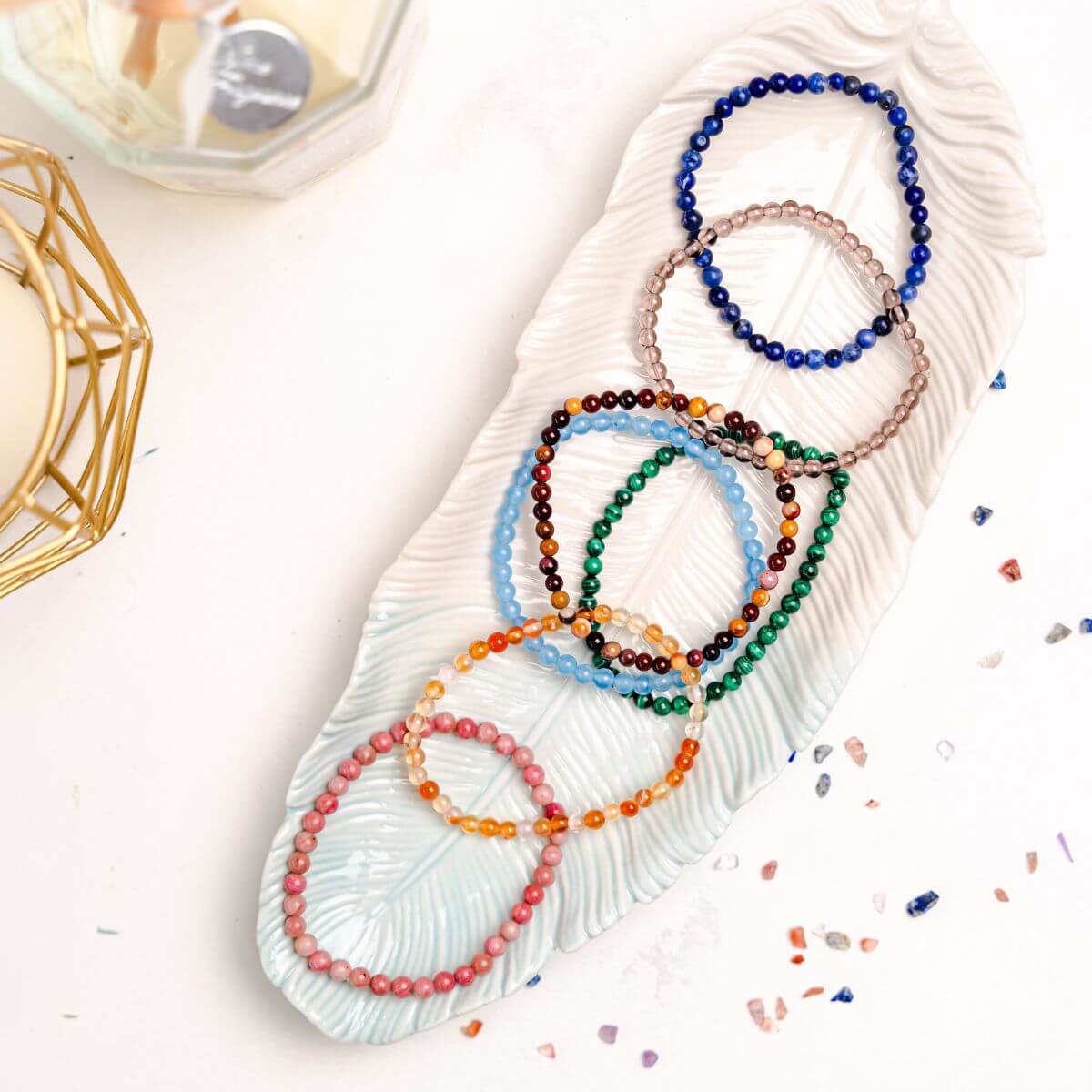 The Chakra-Balancing Bracelets Set by Conscious Items