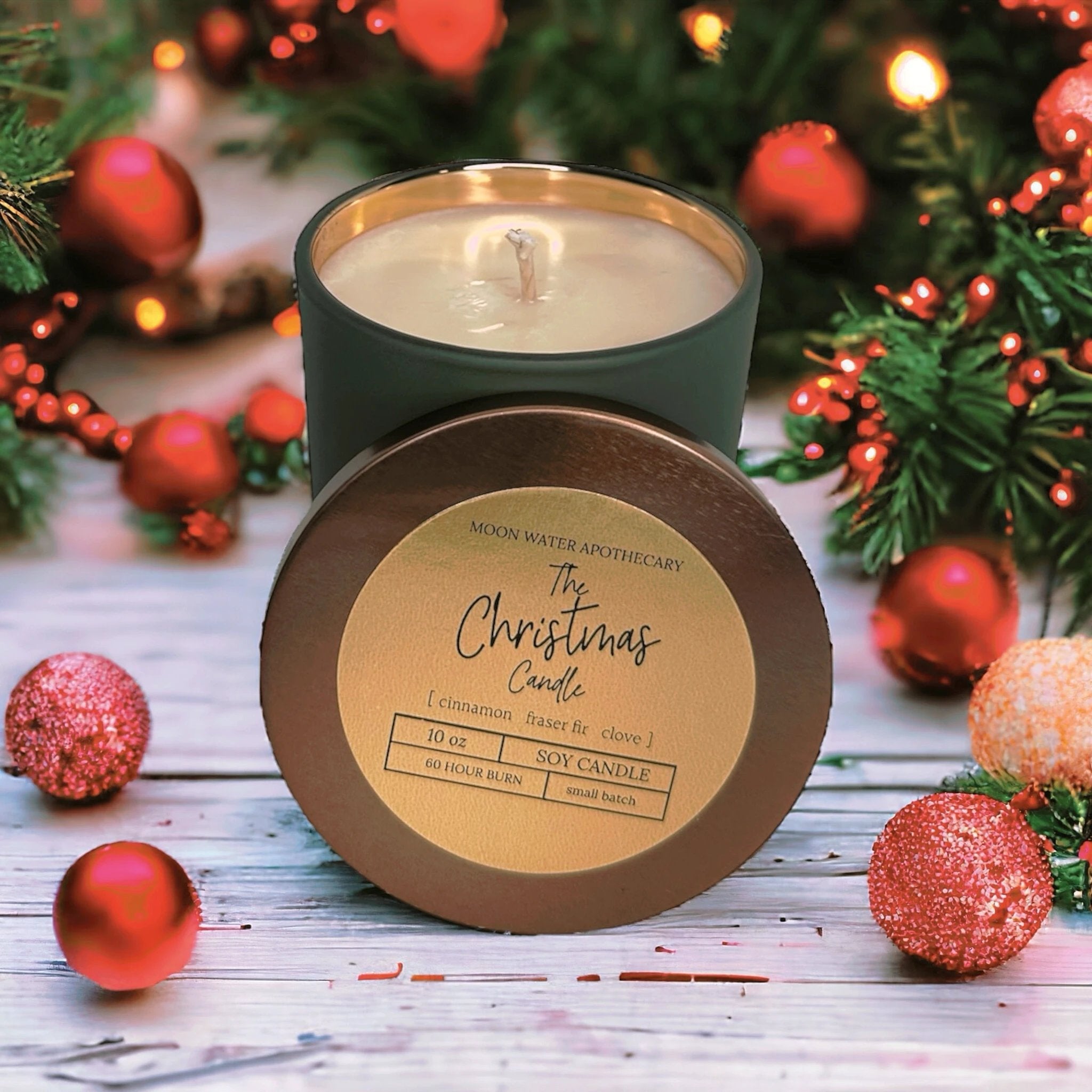 "The Christmas Candle" SEASONAL TOP SELLER! by Moon Water Apothecary by Moon Water Apothecary
