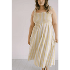 The Day Dress in Multi - Stripe