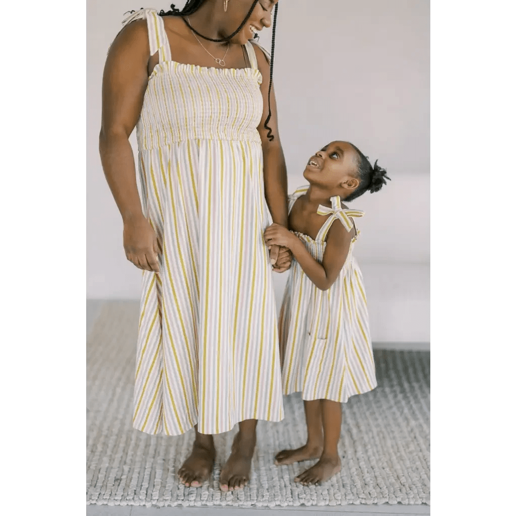 The Day Dress in Multi - Stripe