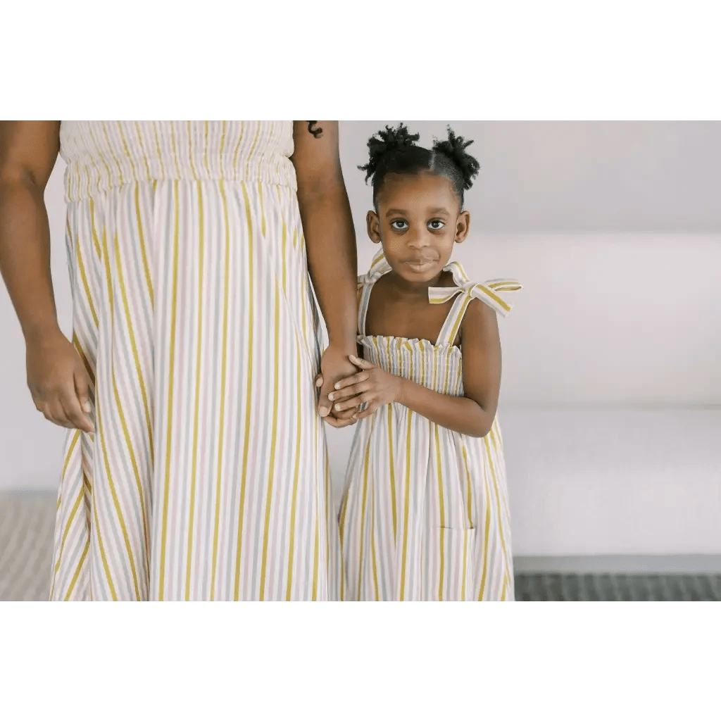 The Day Dress in Multi - Stripe