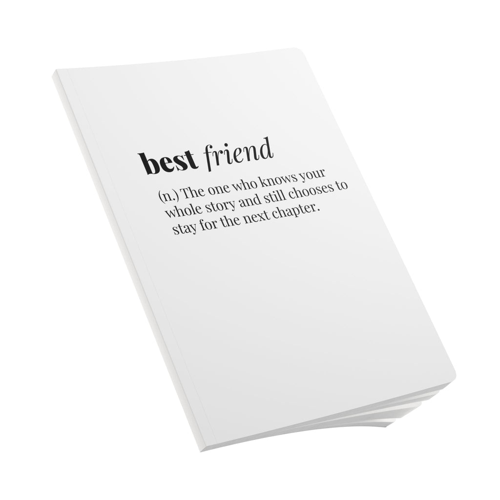 The definition of a best friend Journal- Softcover Notebook gift with Quote Paper products La Vie Bien The definition of a best friend Journal- Softcover Notebook gift with Quote