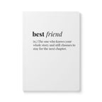 The definition of a best friend Journal- Softcover Notebook gift with Quote Paper products La Vie Bien The definition of a best friend Journal- Softcover Notebook gift with Quote