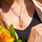 The Destiny Relic – Libyan Desert Glass Pendant by Conscious Items