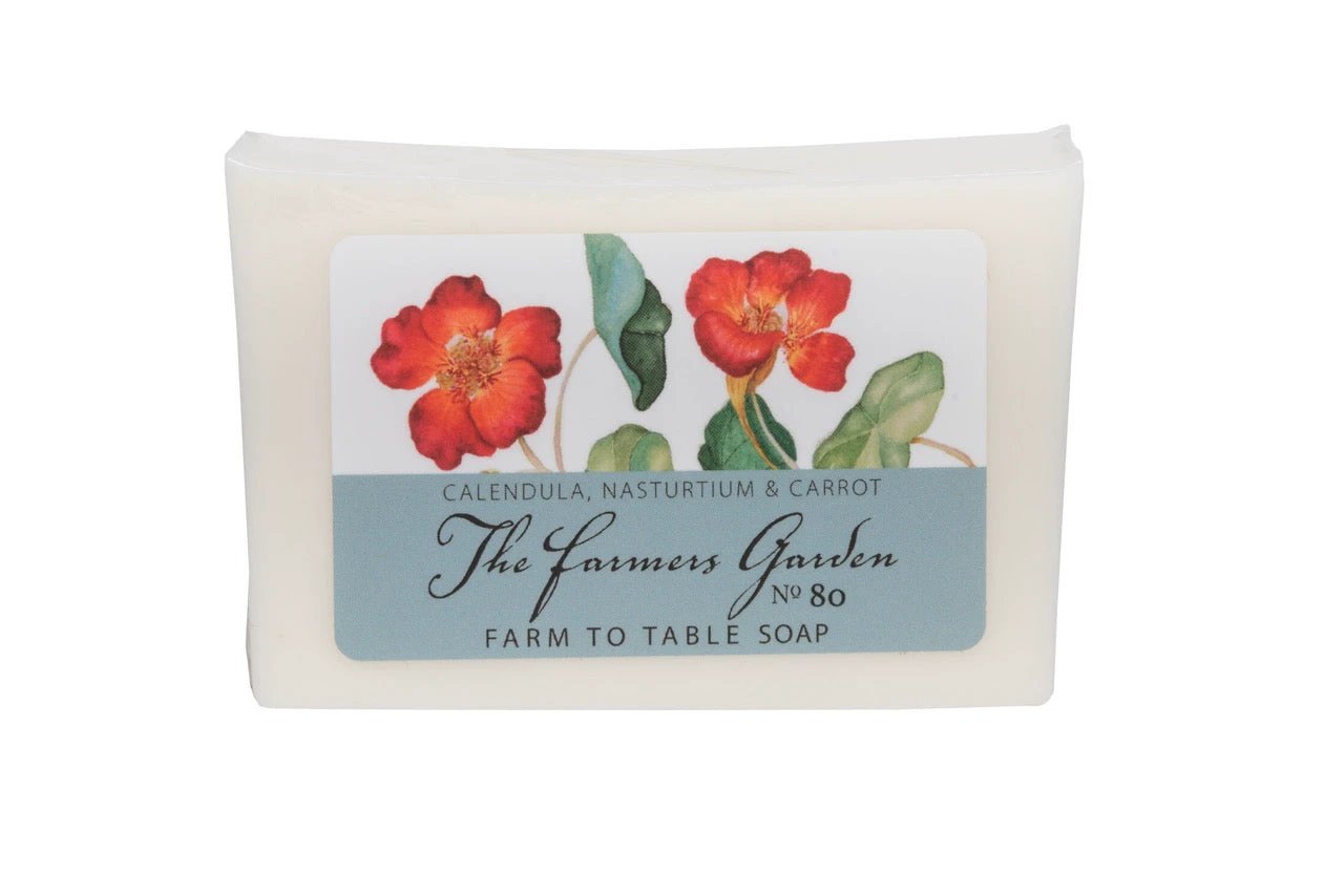THE FARMERS GARDEN 5 oz. ~ FARM TO TABLE SOAP SLICE by Essential Journeys