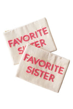 The Favorite Sister Canvas Clutch Accessories La Vie Bien The Favorite Sister Canvas Clutch
