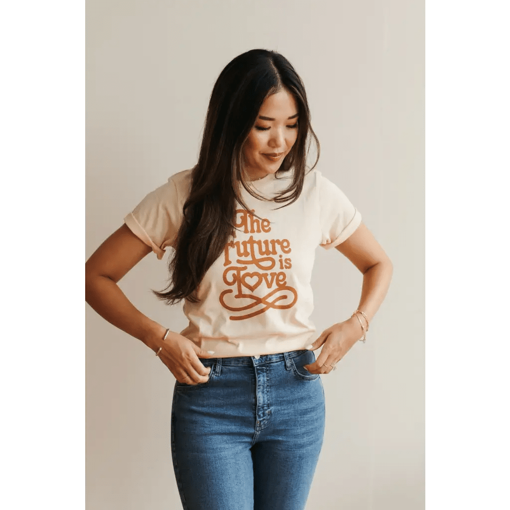 The Future is Love Graphic T-Shirt by Polished Prints