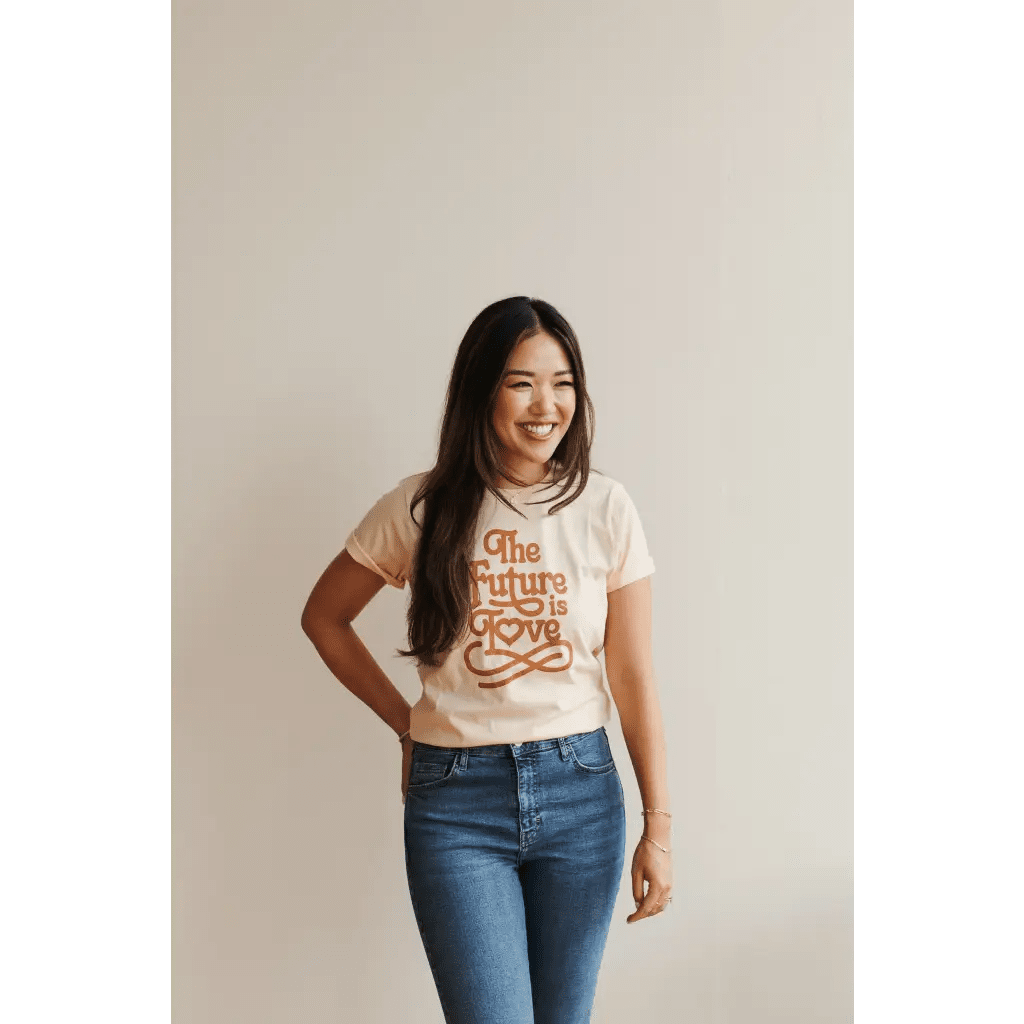 The Future is Love Graphic T-Shirt by Polished Prints