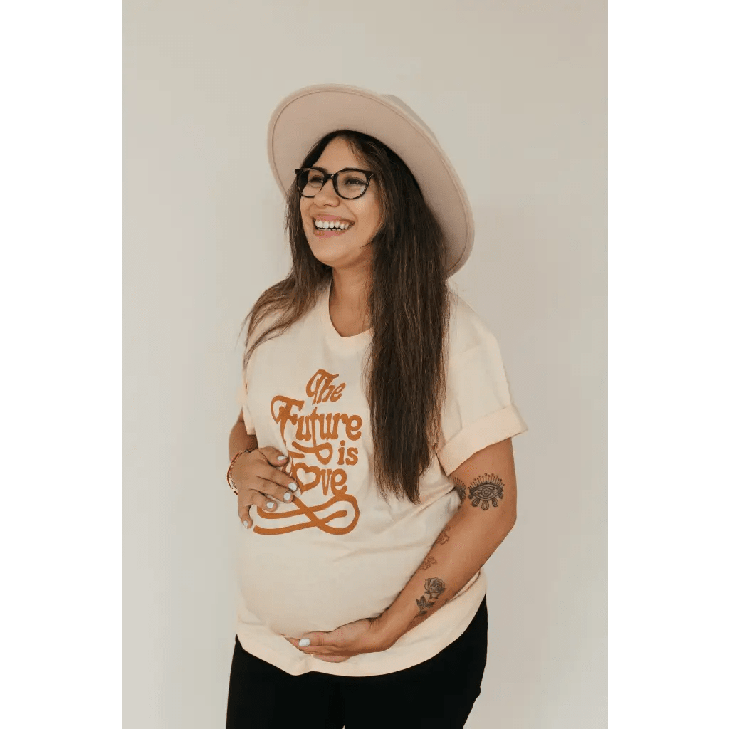 The Future is Love Graphic T-Shirt by Polished Prints